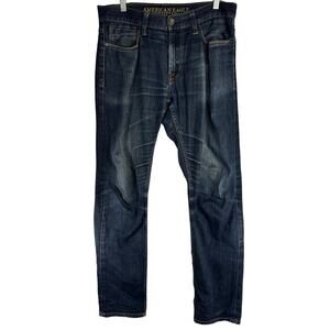 American Eagle Mens Jeans Core Flex Slim Fit Dark Wash size 30x32